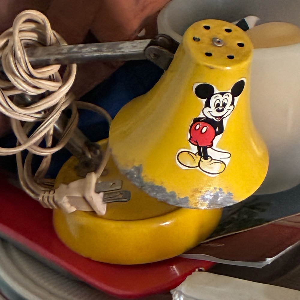 Disney Yellow Mickey Mouse Desk Lamp